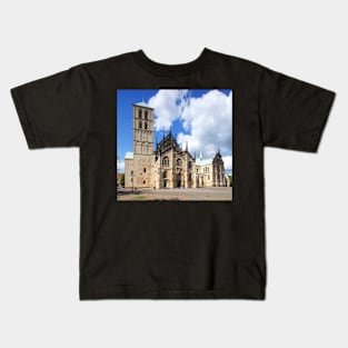 Cathedral, church, minster, city, Westphalia Kids T-Shirt